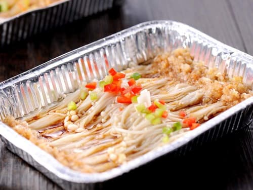 北仑锡纸烤金针菇